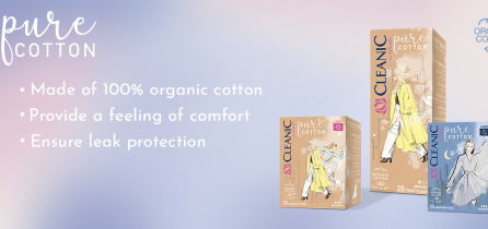 Cleanic Pure Cotton: a new line of pads for modern women