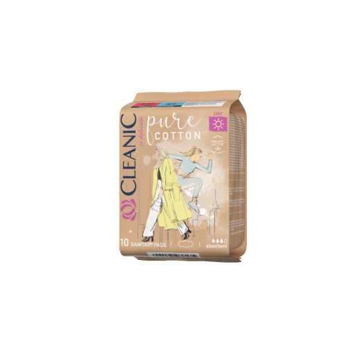 Гигиенические прокладки Cleanic Pure Cotton Day