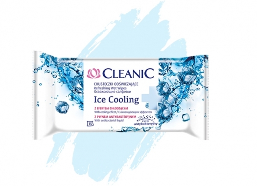 Chusteczki odświeżające Cleanic Ice Cooling