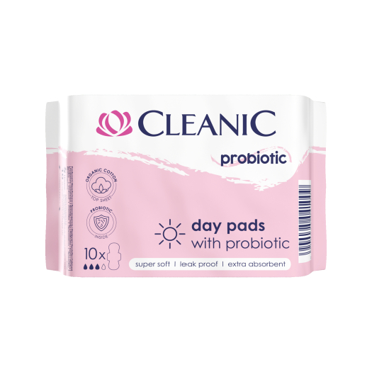 Cleanic Probiotic Day – podpaski na dzień ze skrzydełkami