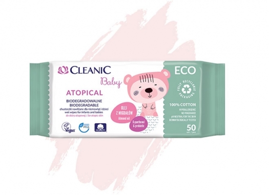 Cleanic Baby ECO Atopical infants and baby wet wipes
