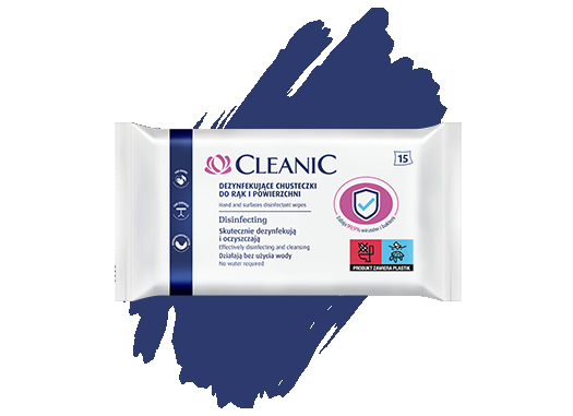 Cleanic Disinfecting wipes for hands and surfaces