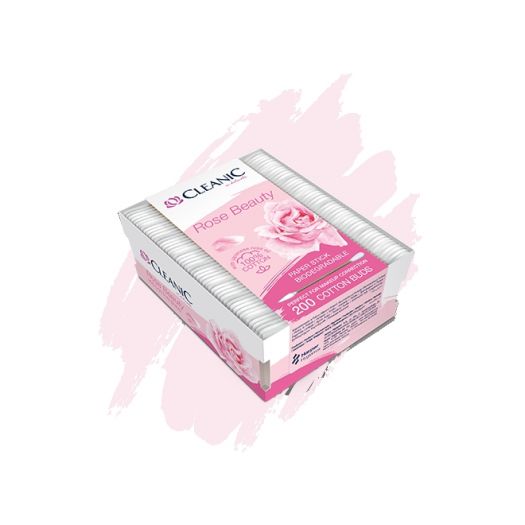Cleanic Rose Beauty cotton buds