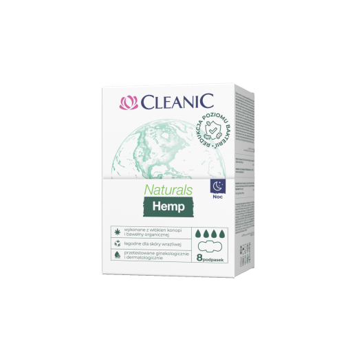 Гигиенические прокладки Cleanic Naturals Hemp Night