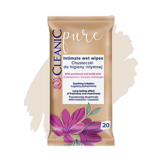 Cleanic Pure intimate wipes