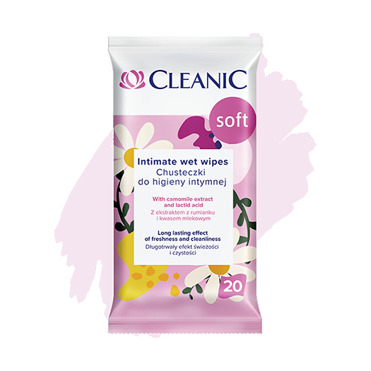Chusteczki do higieny intymnej Cleanic Soft
