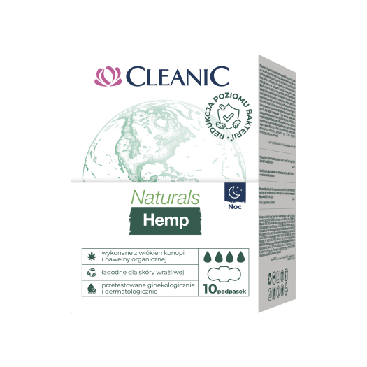 Гигиенические прокладки Cleanic Naturals Hemp Night