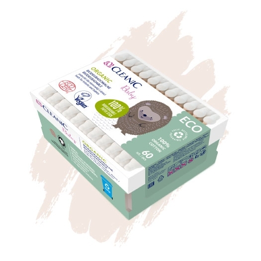 Cleanic Baby ECO Organic baby cotton buds