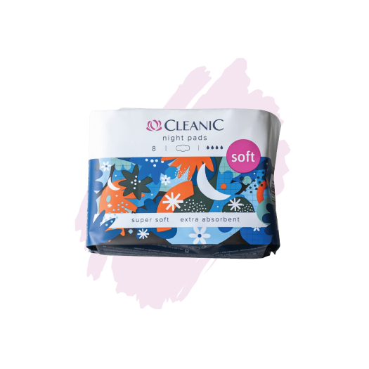 Cleanic Soft Night sanitary pads